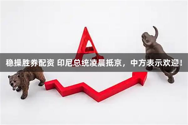 稳操胜券配资 印尼总统凌晨抵京，中方表示欢迎！